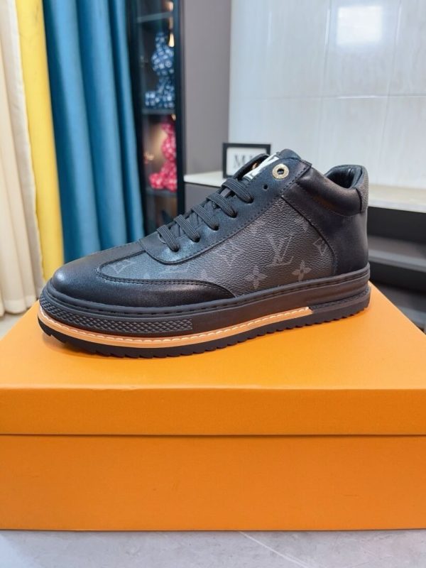 Black Louis Vuitton sneaker