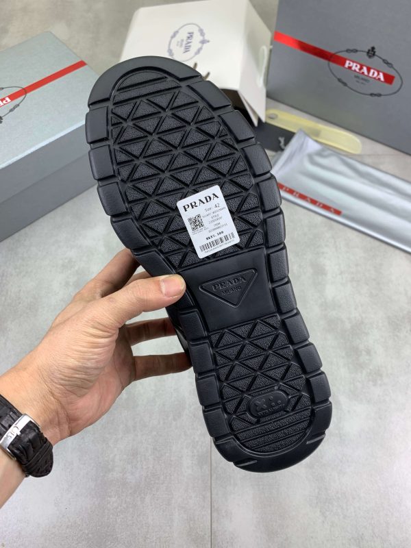 Black Prada Padded Nappa Leather low-top sneakers (1) Black Prada Padded Nappa Leather low-top sneakers