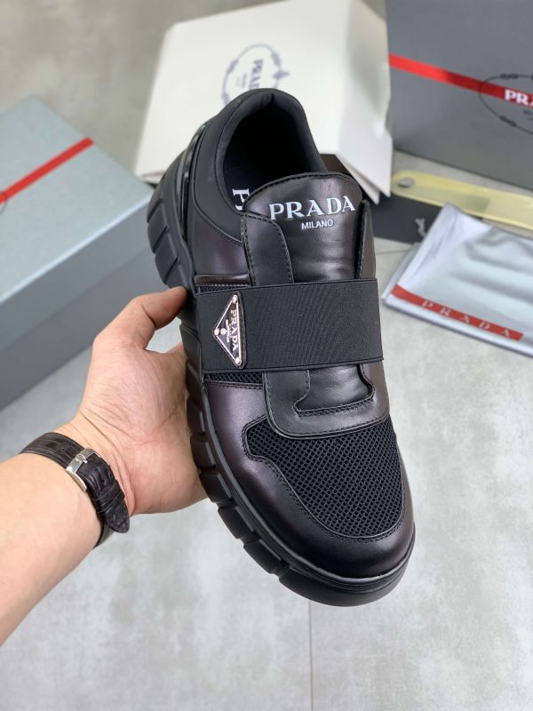 Black Prada Padded Nappa Leather low-top sneakers (2) Black Prada Padded Nappa Leather low-top sneakers