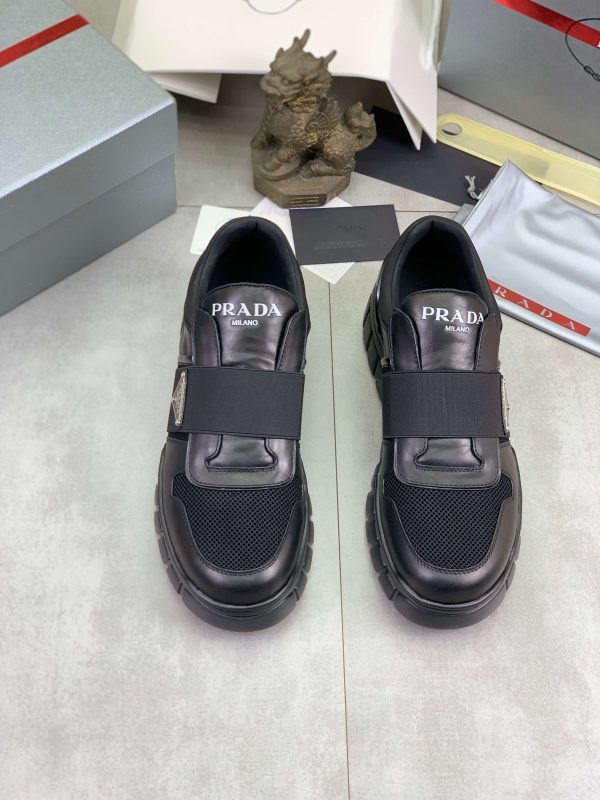 Black Prada Padded Nappa Leather low-top sneakers (3) Black Prada Padded Nappa Leather low-top sneakers