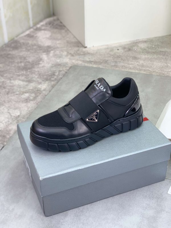 Black Prada Padded Nappa Leather low-top sneakers (5) Black Prada Padded Nappa Leather low-top sneakers