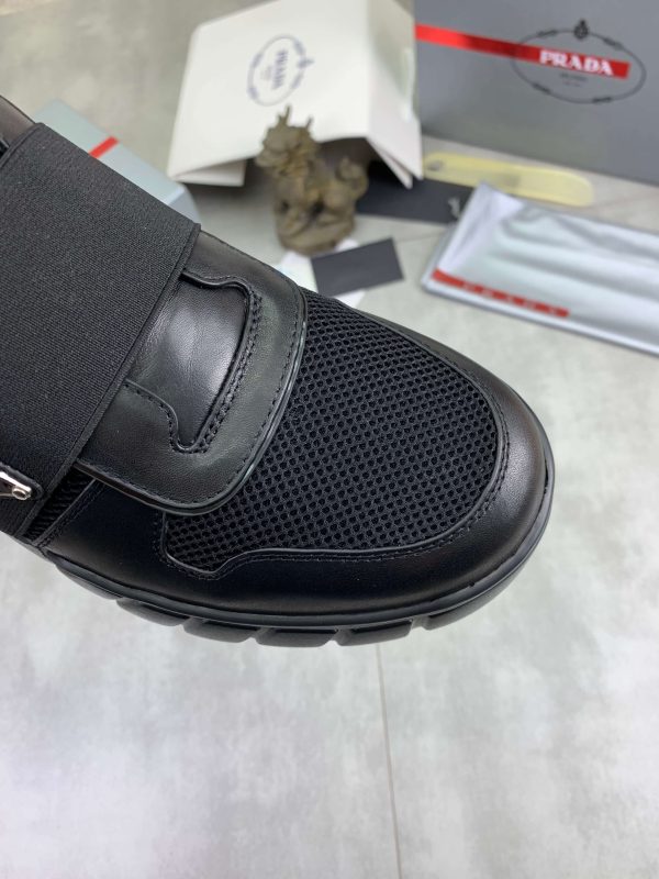 Black Prada Padded Nappa Leather low-top sneakers (6) Black Prada Padded Nappa Leather low-top sneakers