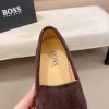 Boss Men's brown suede loafers (5) Boss Men's brown suede loafers