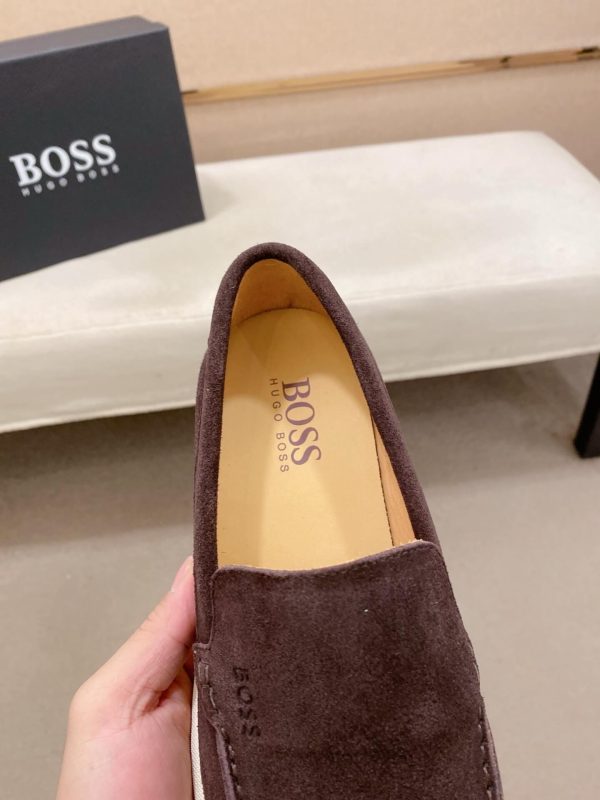 Boss Men's brown suede loafers (5) Boss Men's brown suede loafers