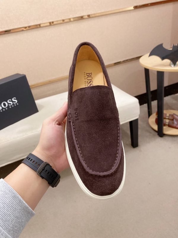 Boss Men's brown suede loafers (9) Boss Men's brown suede loafers