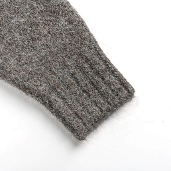 Brunello Cucinelli 'Geometric Jacquard' Cardigan- Grey