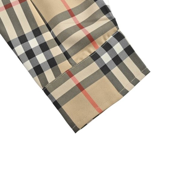 Burberry Check Harrington Collar Zip-Up Jacket- Beige (6) Burberry Check Harrington Collar Zip-Up Jacket- Beige