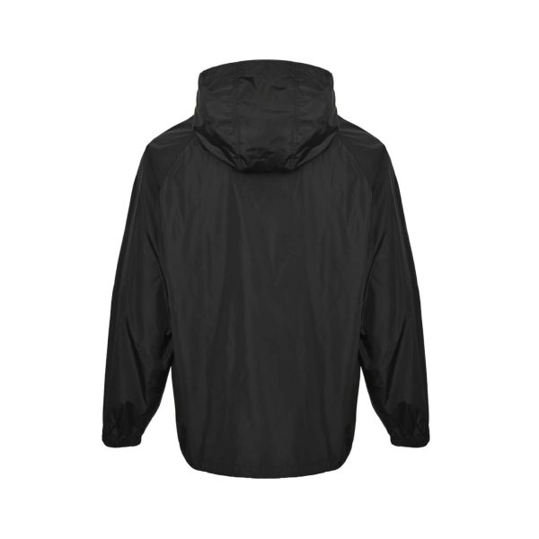 Burberry Checker-tape Nylon Zipped Hooded Jacket- Black