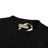 Burberry Nolen Cotton Crew Neck Sweatshirt- Black (7) Burberry Nolen Cotton Crew Neck Sweatshirt- Black