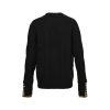 Burberry Nolen Cotton Crew Neck Sweatshirt- Black (8) Burberry Nolen Cotton Crew Neck Sweatshirt- Black