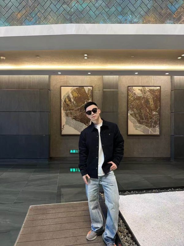 Burberry War Horse Corduroy Shirt Jacket- Black (1) Burberry War Horse Corduroy Shirt Jacket- Black