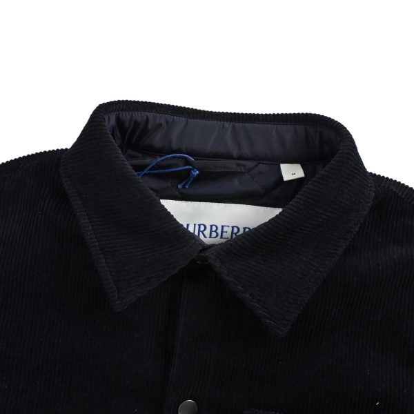 Burberry War Horse Corduroy Shirt Jacket- Black (7) Burberry War Horse Corduroy Shirt Jacket- Black