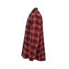 Celine Checked Cotton Loose Lumberjack Shirt- Red (8) Celine Checked Cotton Loose Lumberjack Shirt- Red
