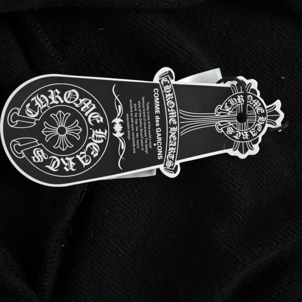 Chrome Hearts Y Not Cemetery Cross Hoodie- Black