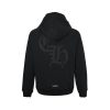 Chrome Hearts Y Not Cemetery Cross Hoodie- Black