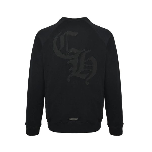 Chrome Hearts Y Not Cemetery Cross Sweatshirt- Black