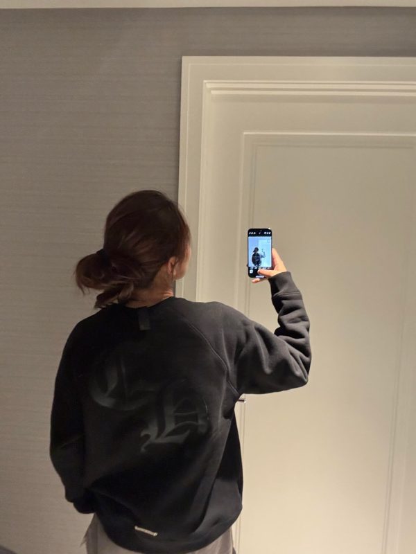 Chrome Hearts Y Not Cemetery Cross Sweatshirt- Black