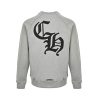Chrome Hearts Y Not Cemetery Cross Sweatshirt- Gray (6) Chrome Hearts Y Not Cemetery Cross Sweatshirt- Gray