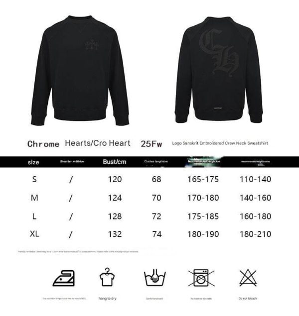 Chrome Hearts Y Not Cemetery Cross Sweatshirt- Black