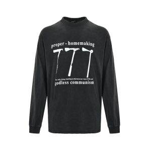 Enfants Riches Déprimés 777 Long-Sleeved T-Shirt- Black
