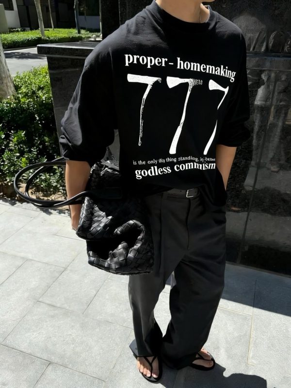 Enfants Riches Déprimés 777 Long-Sleeved T-Shirt- Black