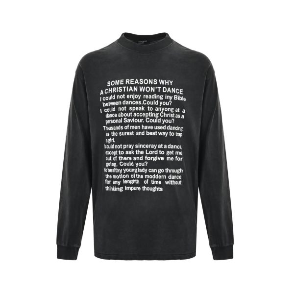 Enfants Riches Déprimés (ERD) Long-sleeved T-shirt- Black
