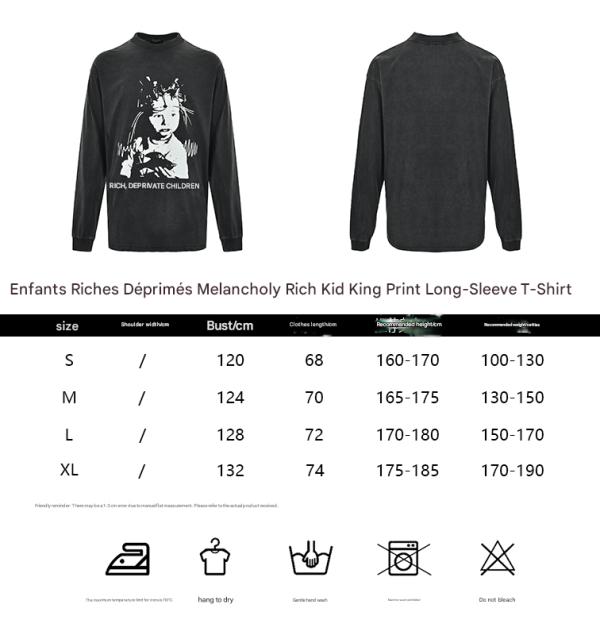 Enfants Riches Déprimés Shock Therapy Long-Sleeve- Black (1) Enfants Riches Déprimés Shock Therapy Long-Sleeve- Black
