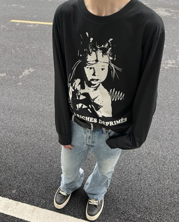 Enfants Riches Déprimés Shock Therapy Long-Sleeve- Black (1) Enfants Riches Déprimés Shock Therapy Long-Sleeve- Black