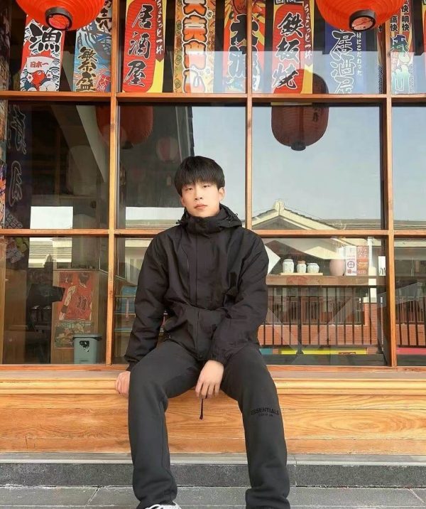 Fear of God ESSENTIALS logo-print Track Pants- Black