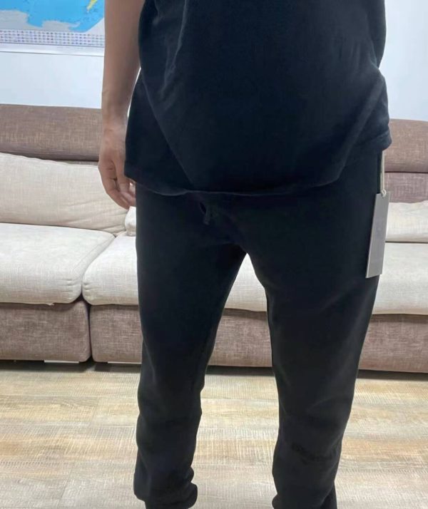 Fear of God ESSENTIALS logo-print Track Pants- Black