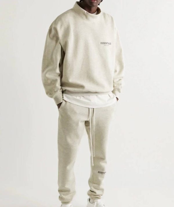 Fear of God ESSENTIALS logo-print Track Pants- Grey