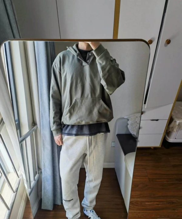 Fear of God ESSENTIALS logo-print Track Pants- Grey