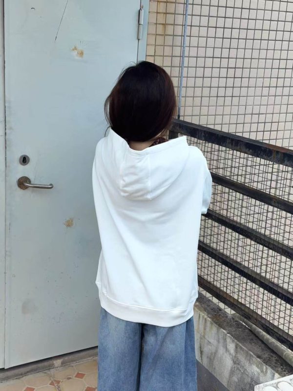 Fendi Brand Sweatshirt Hoodie- White