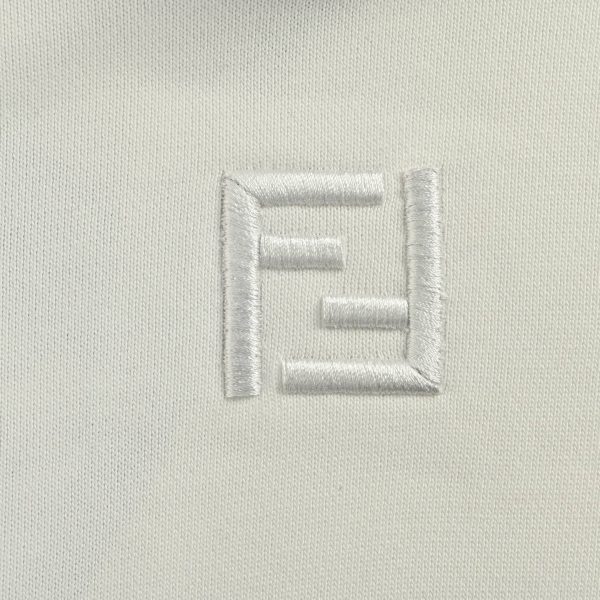 Fendi Brand Sweatshirt Hoodie- White