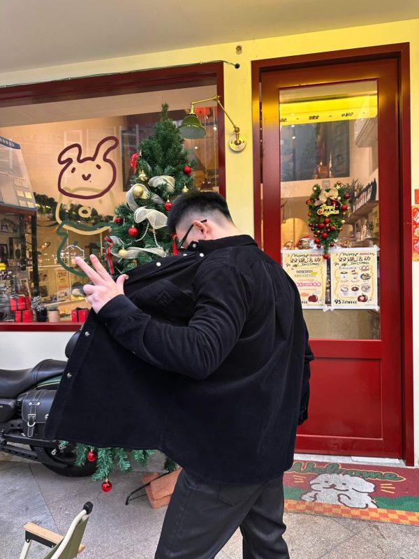 Fendi Corduroy Shirt Jacket- Blue (2) Fendi Corduroy Shirt Jacket- Blue