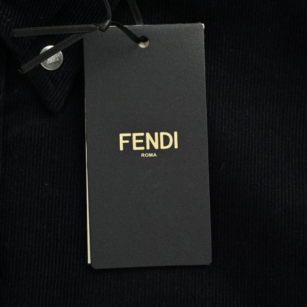 Fendi Corduroy Shirt Jacket- Blue (7) Fendi Corduroy Shirt Jacket- Blue