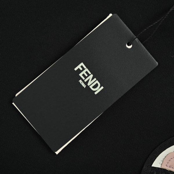 Fendi Karl Lagerfeld Crew Neck Sweatshirt- Black