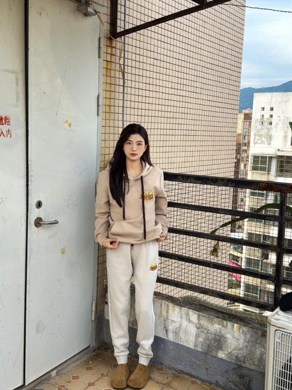 Fendi Monster Eyes Print Sweatpants- Off-White