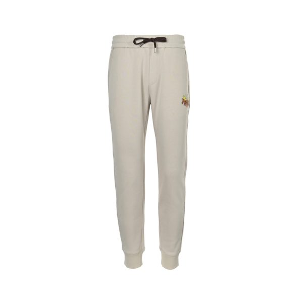 Fendi Monster Eyes Print Sweatpants- Off-White