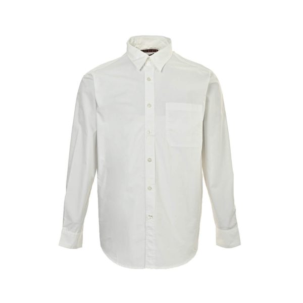 Gucci Cotton Embroidered Logo Shirt- White