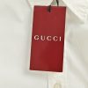 Gucci Cotton Embroidered Logo Shirt- White