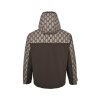 Gucci Double G Monogram Hooded Bomber Down Jacket- Dark Blue (7) Gucci Double G Monogram Hooded Bomber Down Jacket- Dark Blue