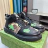 Gucci GG canvas and black leather high-top sneakers (5) Gucci GG canvas and black leather high-top sneakers