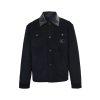 Gucci Men’s Velvet Corduroy Jacket With Double G- Black