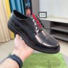 Gucci Men's William leather cap-toe derby (8) Gucci Men's William leather cap-toe derby