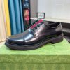 Gucci Men's William leather cap-toe derby (9) Gucci Men's William leather cap-toe derby