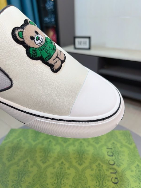 Gucci Moschino Kids Teddy Bear leather sneakers (5) Gucci Moschino Kids Teddy Bear leather sneakers