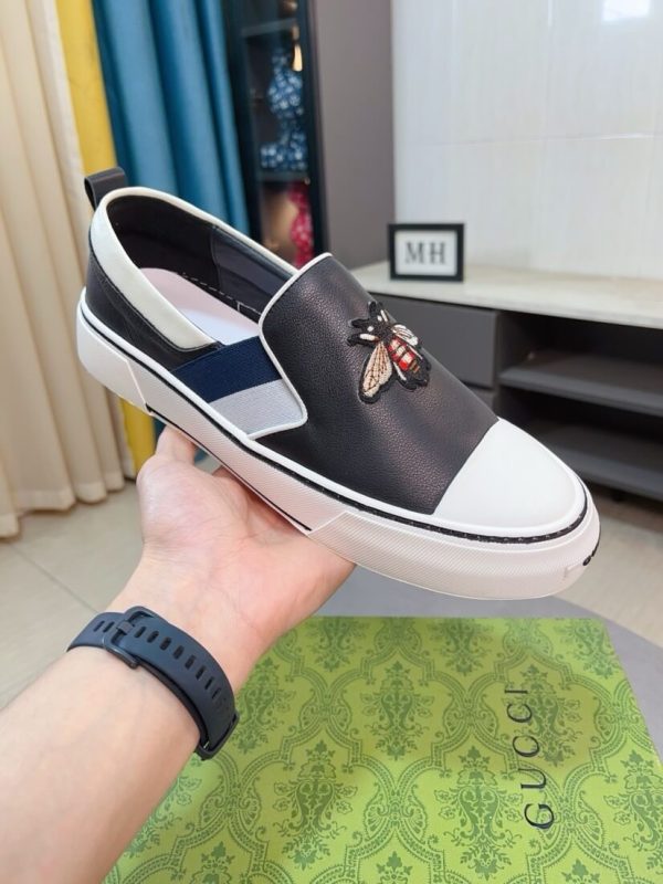 Gucci Moschino Kids Teddy Bear leather sneakers (8) Gucci Moschino Kids Teddy Bear leather sneakers