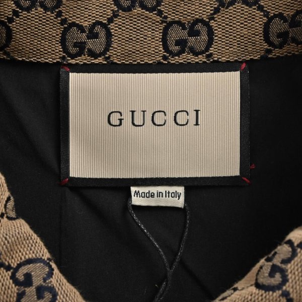 Gucci Reversible GG Harrington zip-up Jacket- Beige (4) Gucci Reversible GG Harrington zip-up Jacket- Beige
