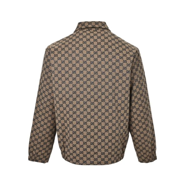 Gucci Reversible GG Harrington zip-up Jacket- Beige (8) Gucci Reversible GG Harrington zip-up Jacket- Beige